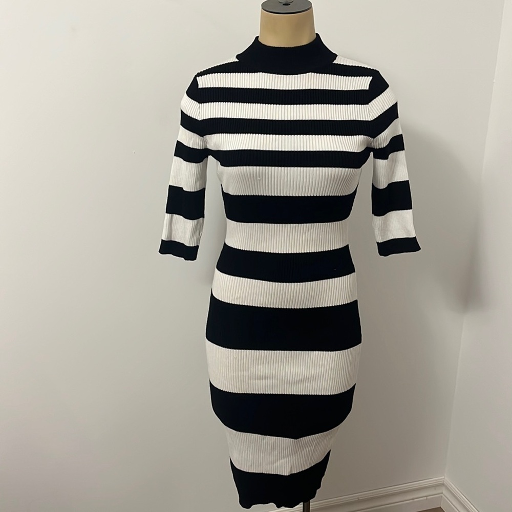 BNWT Stripes Knit Sweater Dress